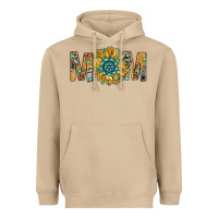Mushroom Western Mom With Gemstone And Sunflower Heavyweight Hoodie - BundleAndBundleShop