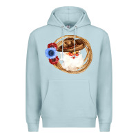 Blue Mist Cowboy Santa Premium Hoodie - Bettercallsaul
