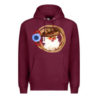 Burgundy Cowboy Santa Premium Hoodie - Bettercallsaul