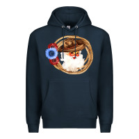 Navy Cowboy Santa Premium Hoodie - Bettercallsaul