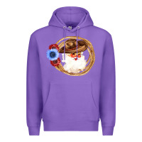 Purple Cowboy Santa Premium Hoodie - Bettercallsaul