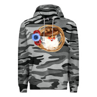 Slate Camo Cowboy Santa Premium Hoodie - Bettercallsaul