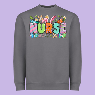 Easter Nurse Heavyweight Sweatshirt Designed By Artiststas