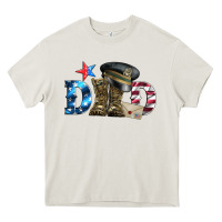 Cream dad military boots and hat Heavy Core Tee - Artiststas