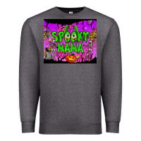 Charcoal Heather spooky mama tumbler Premium Sweatshirt - BundleAndBundleShop
