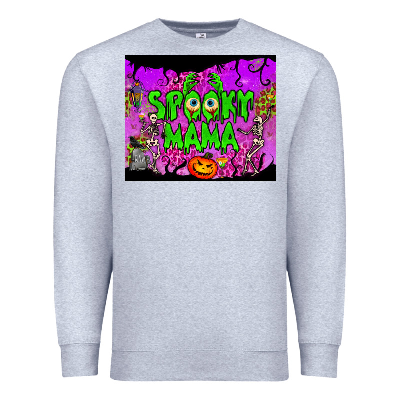 Spooky Mama Tumbler Premium Sweatshirt by BundleAndBundleShop | Teevron