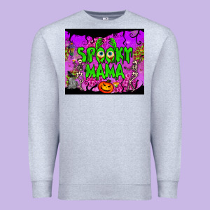 Spooky Mama Tumbler Premium Sweatshirt Designed By Bundleandbundleshop