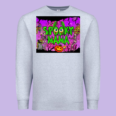 Spooky Mama Tumbler Premium Sweatshirt Designed By Bundleandbundleshop