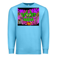 Ocean Blue spooky mama tumbler Premium Sweatshirt - BundleAndBundleShop