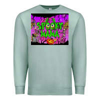 Seafoam spooky mama tumbler Premium Sweatshirt - BundleAndBundleShop