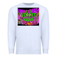 White spooky mama tumbler Premium Sweatshirt - BundleAndBundleShop