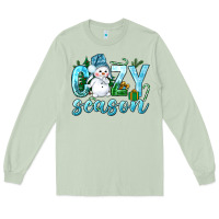 Matcha cozy season winter christmas Long Sleeve Tee - NancyCooperArtShop