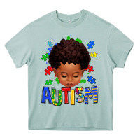 Arona autism afro kid full face Heavy Core Tee - texasbilliewilder