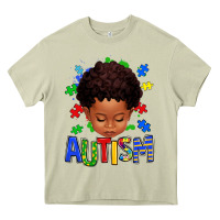 Mossy autism afro kid full face Heavy Core Tee - texasbilliewilder