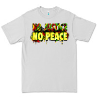 Dove Grey no justice no peace Premium Tee - Zillion Design Studio