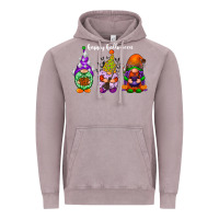 Vintage Zinc happy halloween gnomes white Vintage Hoodie - RacoonDesign
