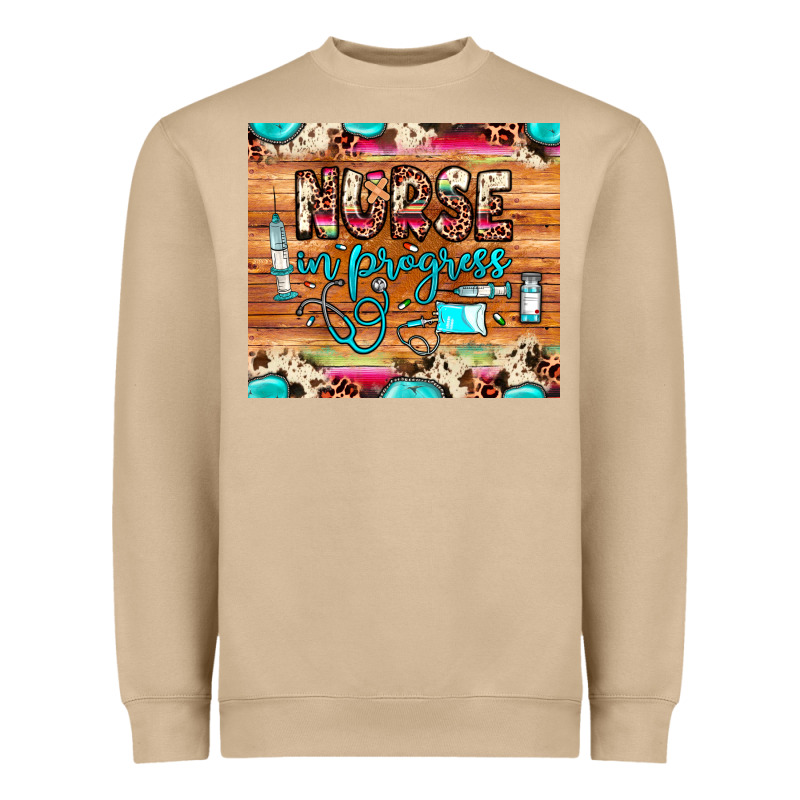Nurse In Progress Heavyweight Sweatshirt by JahusDesignShop | Teevron