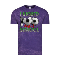 Cloud Purple i kicked 100 days of school Vintage Tee - Artiststas