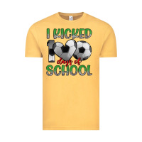 Vintage Mustard i kicked 100 days of school Vintage Tee - Artiststas
