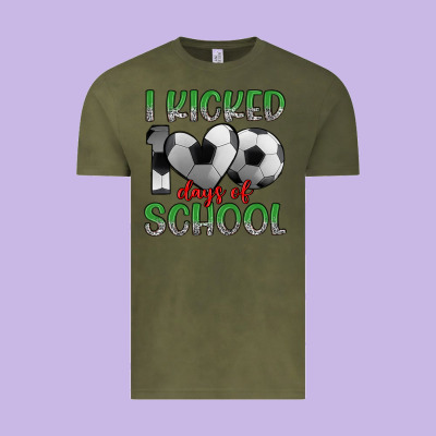 I Kicked 100 Days Of School Vintage Tee Designed By Artiststas