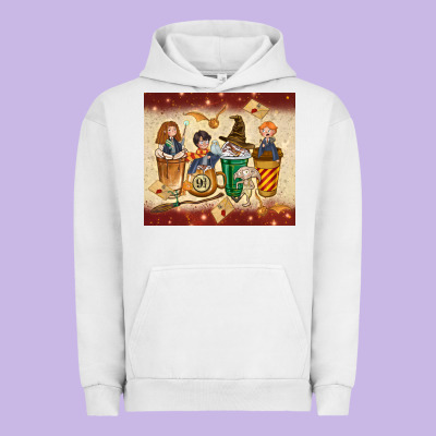 Wizards Coffee Cups Urban Hoodie Designed By Tumblerdesignbyshophia