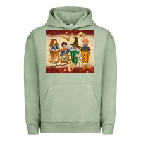 Pigment Oil Green wizards coffee cups Urban Hoodie - TumblerDesignByShophia