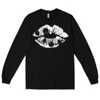 Black soccer lips Long Sleeve Tee - AdoDesignShop