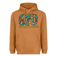 Meerkat With God All Things Are Possible With Cross Heavyweight Hoodie - BundleAndBundleShop