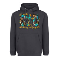 Smoke With God All Things Are Possible With Cross Heavyweight Hoodie - BundleAndBundleShop
