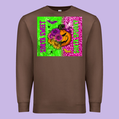 Sorta Sweet Sorta Spooky Tumbler Premium Sweatshirt Designed By Bundleandbundleshop