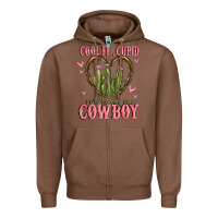 Chestnut cool it cupid i will find my own cowboy Zipper Hoodie - MaliasSmallBusiness