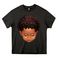 Asphalt cute afro boy Heavy Core Tee - texasbilliewilder
