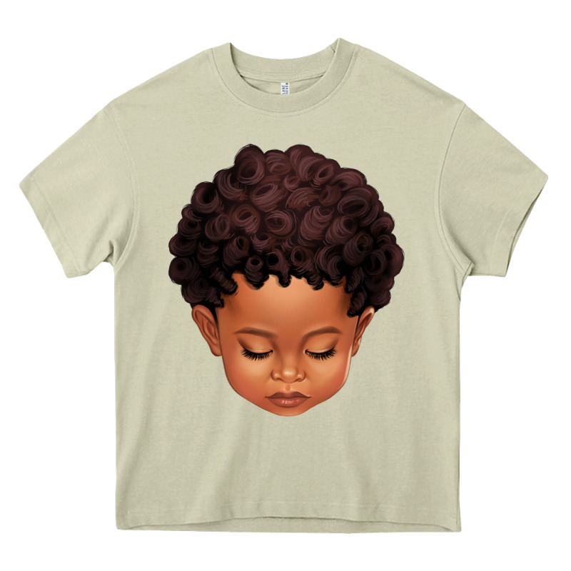 Cute Afro Boy Heavy Core Tee by texasbilliewilder | Teevron