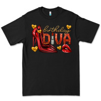 Black birthday diva Premium Tee - texasbilliewilder