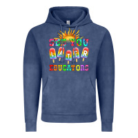 Vintage Denim see you later educators Vintage Hoodie - HRA Design Shop