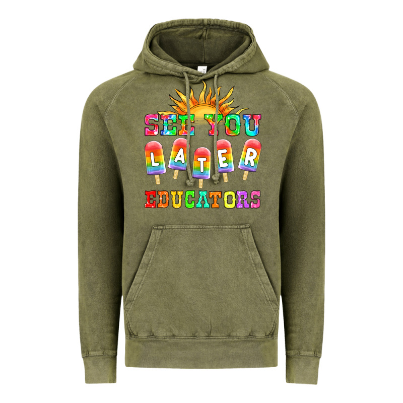 See You Later Educators Vintage Hoodie by HRA Design Shop | Teevron