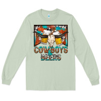 Matcha cowboys and beers Long Sleeve Tee - NancyCooperArtShop