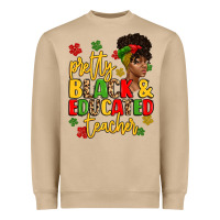 Mushroom pretty black and educated teacher Heavyweight Sweatshirt - Artiststas