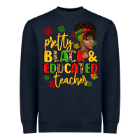 Navy pretty black and educated teacher Heavyweight Sweatshirt - Artiststas