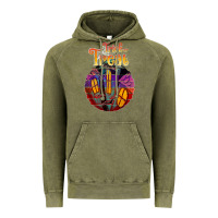 Vintage Olive trick treat black Vintage Hoodie - JahusDesignShop