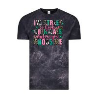 Cloud Black floral i am street so look both ways before you cr Vintage Tee - AdoDesignShop