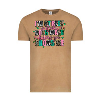 Vintage Camel floral i am street so look both ways before you cr Vintage Tee - AdoDesignShop