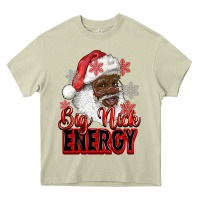 Mossy big nick energy afro santa Heavy Core Tee - RanaPortraitStore