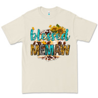 Bone blessed memaw with sunflowers Premium Tee - texasbilliewilder