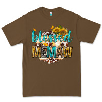 Cacao blessed memaw with sunflowers Premium Tee - texasbilliewilder