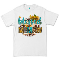 White blessed memaw with sunflowers Premium Tee - texasbilliewilder