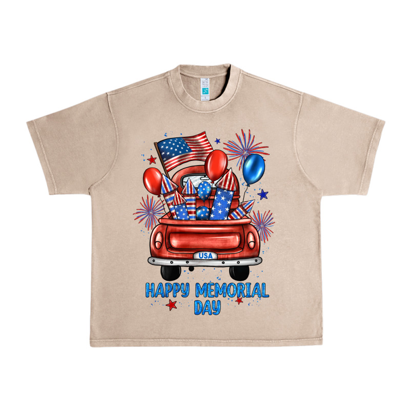Happy Memorial Day Farm Truck Urban Heavy Tee by JahusDesignShop | Teevron