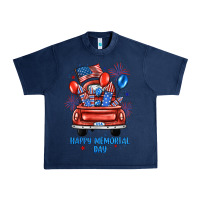 Navy happy memorial day farm truck Urban Heavy Tee - JahusDesignShop
