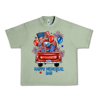 Oil Green happy memorial day farm truck Urban Heavy Tee - JahusDesignShop