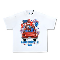 White happy memorial day farm truck Urban Heavy Tee - JahusDesignShop